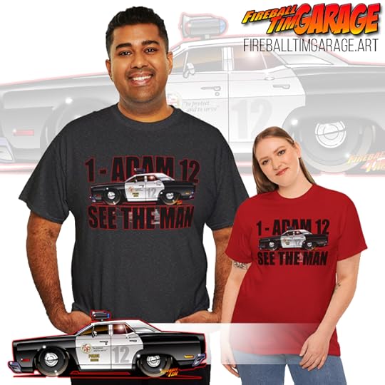 Automotive Pop Culture Movie Car and TV Car Art by Fireball Tim Garage