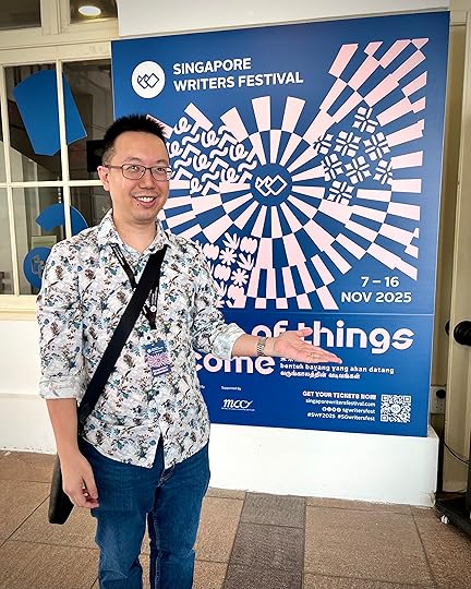 Author and speaker Shawn Seah at the Singapore Writers Festival 2025. 