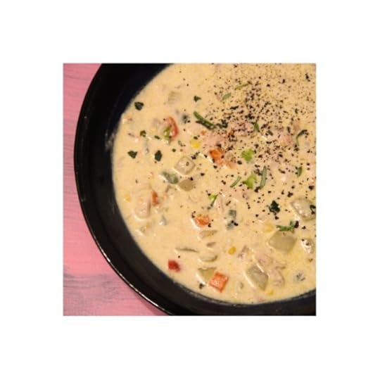 Veggie Loaded Chicken Corn Chowder