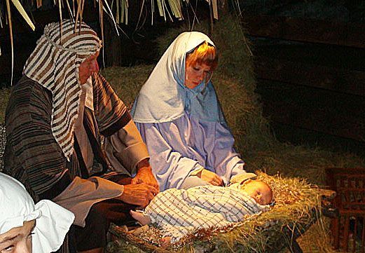 A live Nativity re-creation in Stuart, Florida (Photo by Joe Kovacs)