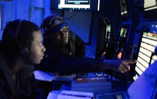 Navy Seaman Michael Smith, assigned to the USS Thomas Hudner, operates a sonar console during a submarine exercise as part of UNITAS 25 while underway in the Atlantic Ocean, Sept. 20, 2025. (U.S. Navy photo by Seaman Kellen Landis)