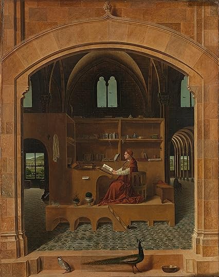  A reproduction Jérôme and Sylvie want to have at home: ‘Saint Jerome in his Study’ by Antonello da Messina, 1475, p.13 (Via Wikimedia Commons)