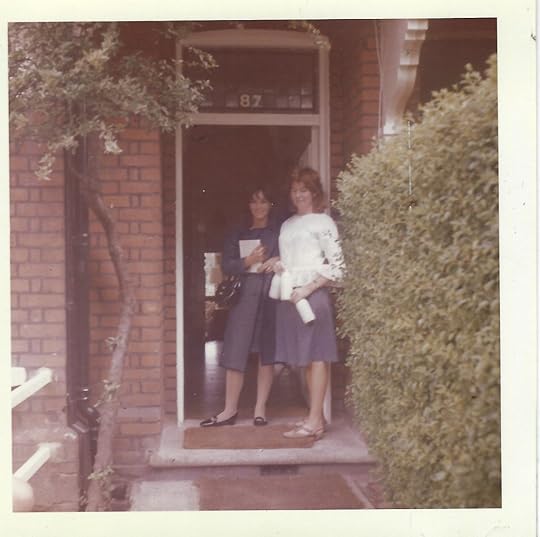 My mother, Ginger (left) and Edna O'Brien