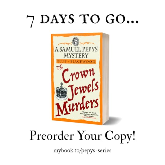 Pepys Mysteries Book 8 out in seven days image