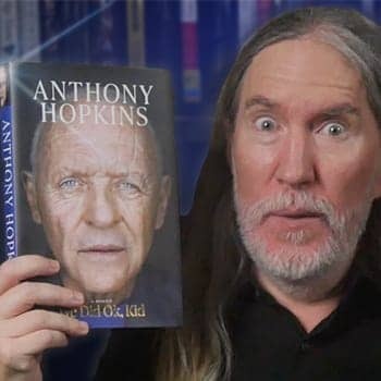 Anthony Metivier holding a copy of Anthony Hopkins' autobiography, We Did OK, Kid as feature image for a post about how Anthony Hopkins memorizes scripts