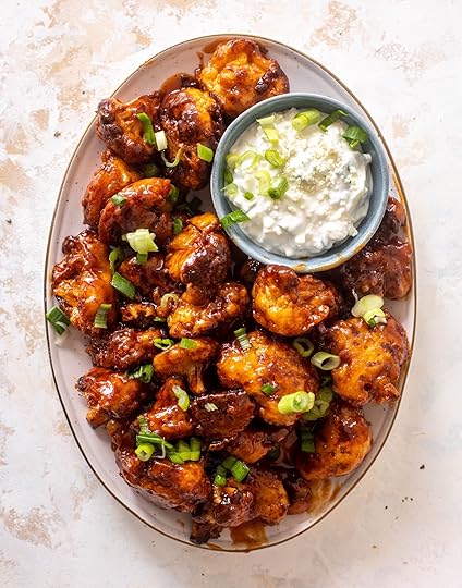 sticky BBQ cauliflower bites