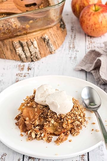 oil-free vegan apple crisp
