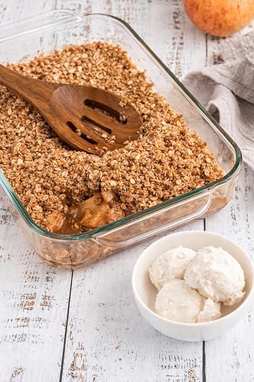 oil-free vegan apple crisp