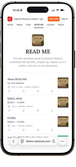 Gabriel Hemery's Substack on mobile, also available on tablet and desktop