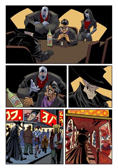 McBlack page from Smiling Damned by Harry Purnell