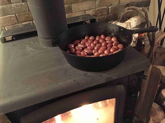 Cooking over a fire soothes the soul