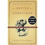 Cover of 'The Battle for Christmas' by Stephen Nissenbaum, featuring historical illustrations.