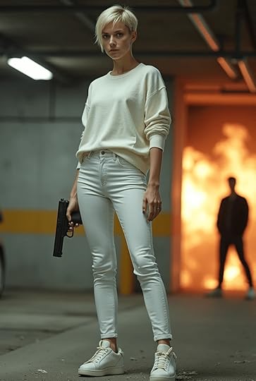 AI Generated image of Billie Brindley the antagonist come star of the show of No Way To Live