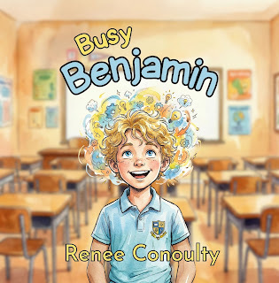 Book cover for Busy Benjamin by Renee Conoulty