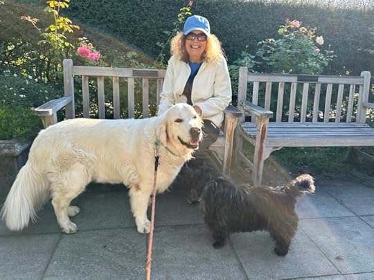 Kate with two dogs