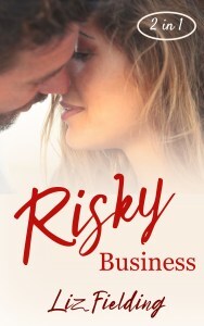 Cover of Risky Business with couple about to kidd.