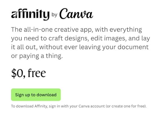 Affinity Canva is Free