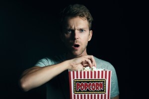 Thriller fan watching Die Hard