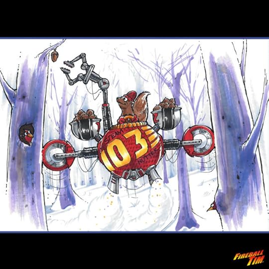 Zany Zipster Art by Fireball Tim