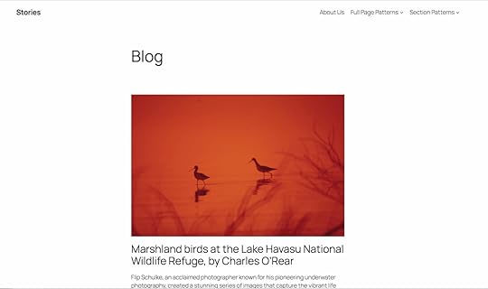 Twenty Twenty-Five WordPress Theme Homepage Design