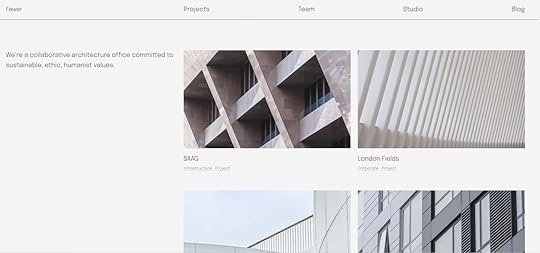 Fewer WordPress Theme Homepage Design