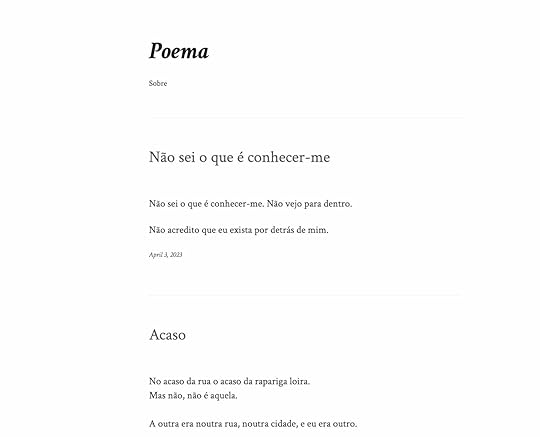 Poema WordPress Theme Homepage Design