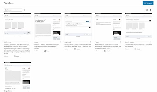 Nook WordPress Theme Template Library