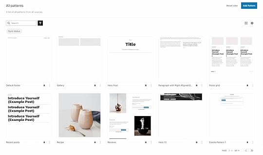 Vivre WordPress Theme Pattern Library
