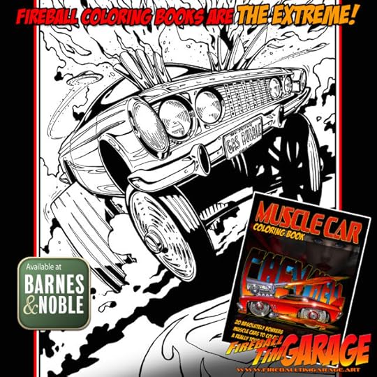 Coloring Book Art by Fireball Tim