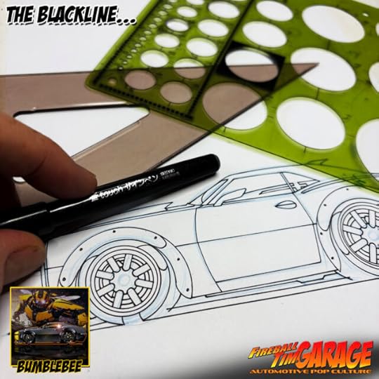 Transformers Bumblebee Camaro Art by Fireball Tim