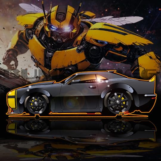 Transformers Bumblebee Camaro Art by Fireball Tim