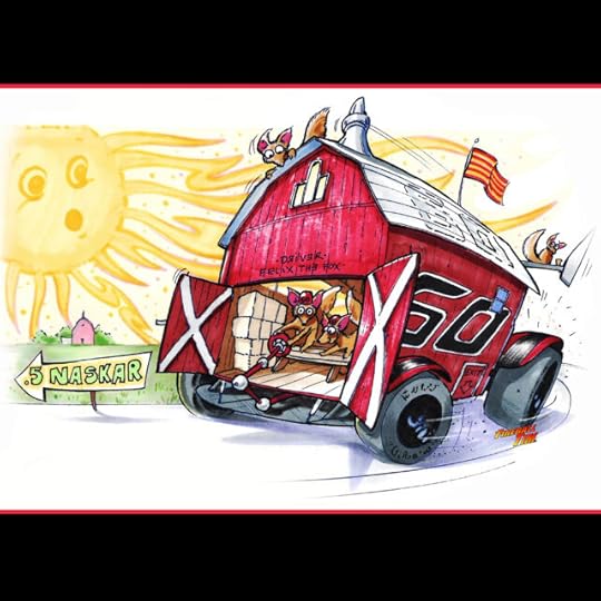 Nascar Art by Fireball Tim