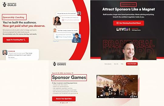 Screenshot of Justin Moore's website.