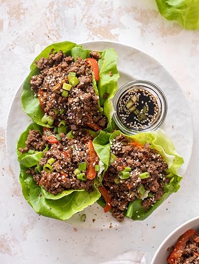 honey ginger beef lettuce wraps