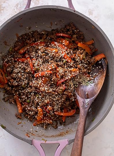 honey ginger beef lettuce wraps