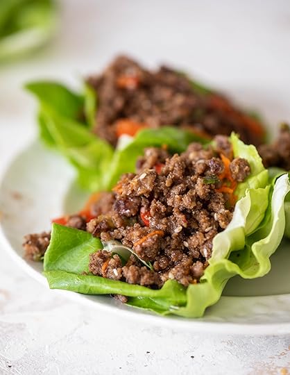 honey ginger beef lettuce wraps