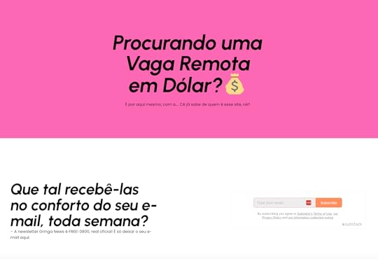 Screenshot of Tammy's website. 