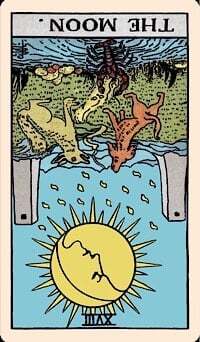 The Moon (Reversed) | Tarot Card
