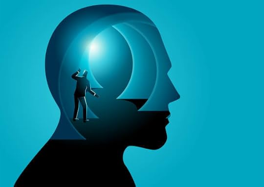 Illustration of a person exploring a glowing mind, symbolizing subconscious change and the inquiry: do subliminals really work on deeper mental levels.