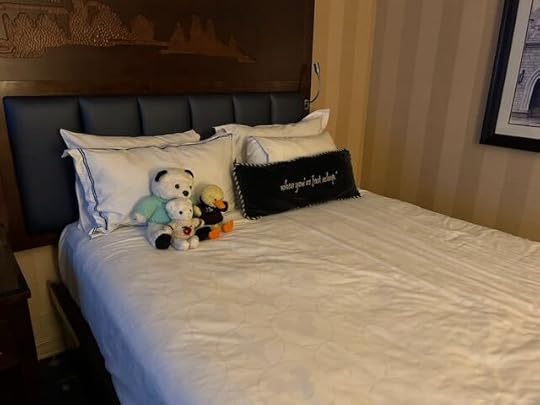 Additional Guests who joined us for the trip - two teddy bears and a stuffed duck