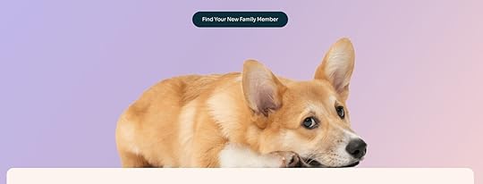 Screenshot of the Hidden Gem Animal Rescue website.
