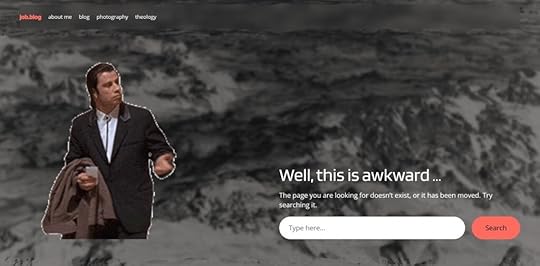 Screenshot of the 404 page of the Job.blog website.