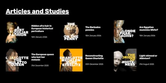 Screenshot of The King's Monologue website article archive. 