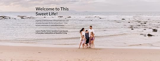 Screenshot of the This Sweet Life website hero image.