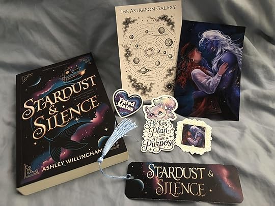 a paperback and matching swag