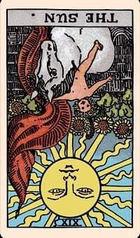 The Sun (Reversed) Tarot Card