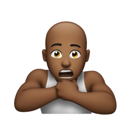 Strangling himself Emoji ✨ Free Download | Genmoji Online