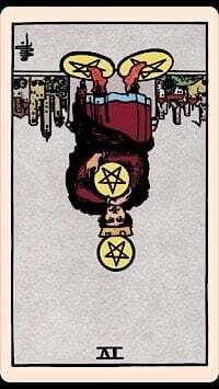 Four of Pentacles (Reversed) | Tarot Card