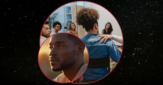 venn diagram showing support group in one circle and single man in the other, overlapping