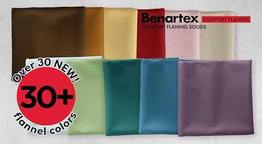Comfort Flannel Solids available at ShopNZP.com from Nancy Zieman Productions